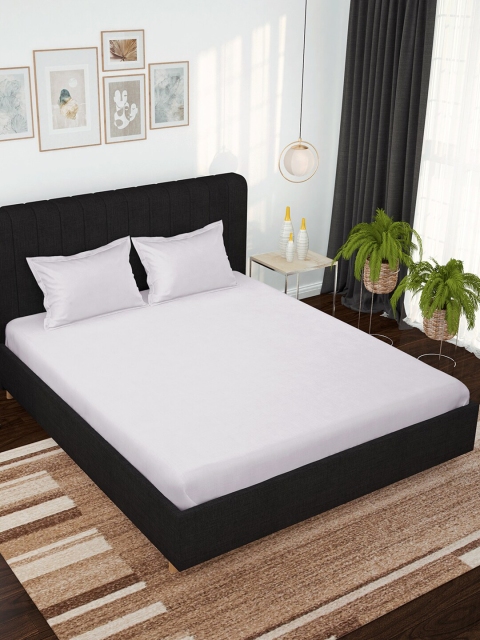 Story@home Purple King Bedsheet with 2 Pillow Covers