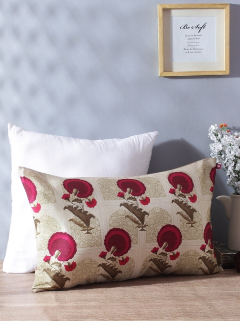 India Circus by Krsnaa Mehta Cream-Coloured & Pink Ethnic Motifs Rectangle Cushion Covers
India Circus by Krsnaa Mehta Cream-Coloured & Pink Ethnic Motifs Rectangle Cushion Covers