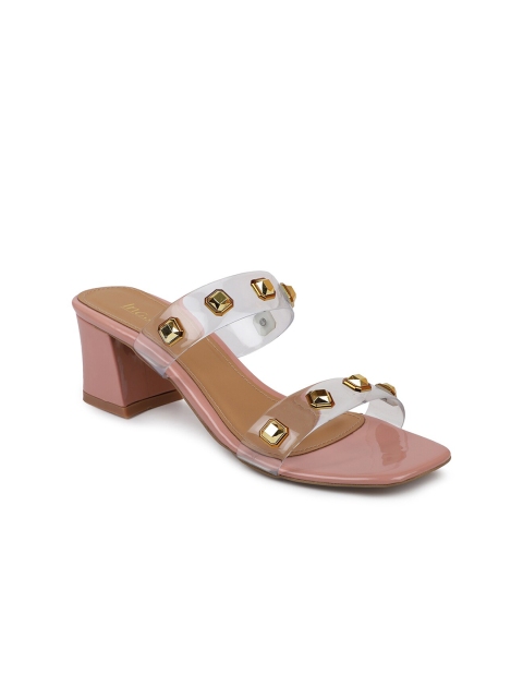 Inc 5 Women Peach-Coloured Comfort Sandals