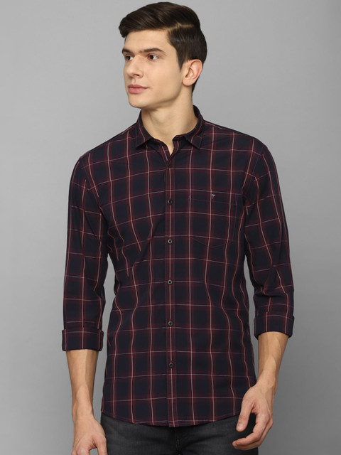 Louis Philippe Jeans Men Navy Blue Slim Fit Windowpane Checks Checked Casual Shirt
Louis Philippe Jeans Men Navy Blue Slim Fit Windowpane Checks Checked Casual Shirt