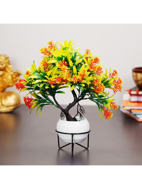 Dekorly Artificial Wild Plant With Pot and Metal stand for Home Decor and Gifting, Yellow
Dekorly Artificial Wild Plant With Pot and Metal stand for Home Decor and Gifting, Yellow