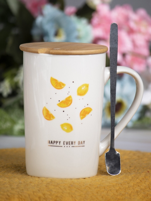 MARKET99 White & Yellow Text or Slogans Printed Ceramic Glossy 1 Pcs Coffee Mug With Lid
MARKET99 White & Yellow Text or Slogans Printed Ceramic Glossy 1 Pcs Coffee Mug With Lid