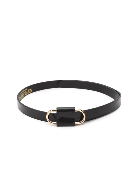 Van Heusen Woman Women Black PU Belt