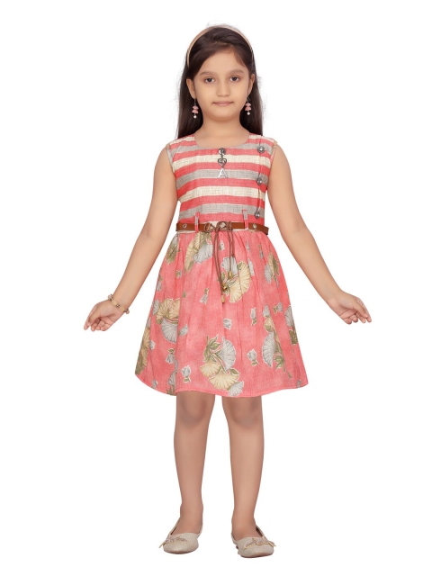 Aarika Red Floral Midi Dress