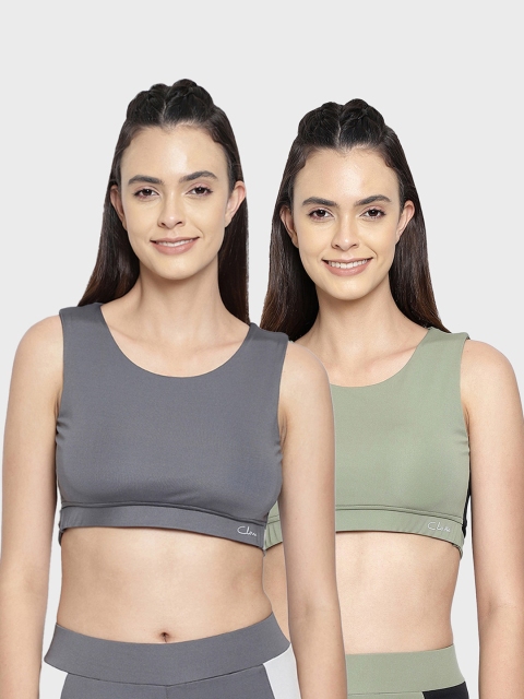 Clovia Multicoloured Bralette Crop Top, Multi