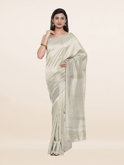 Pothys Cream-Color & Silver-Toned Ethnic Motifs Banarasi Art Silk Saree
Pothys Cream-Color & Silver-Toned Ethnic Motifs Banarasi Art Silk Saree