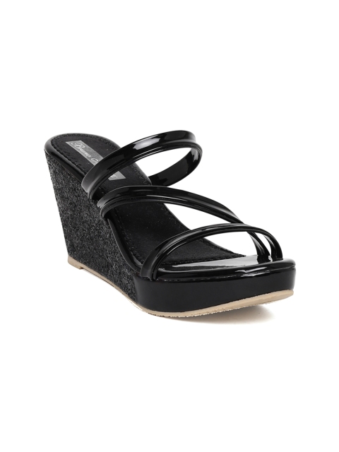 Bruno Manetti Women Black Wedges