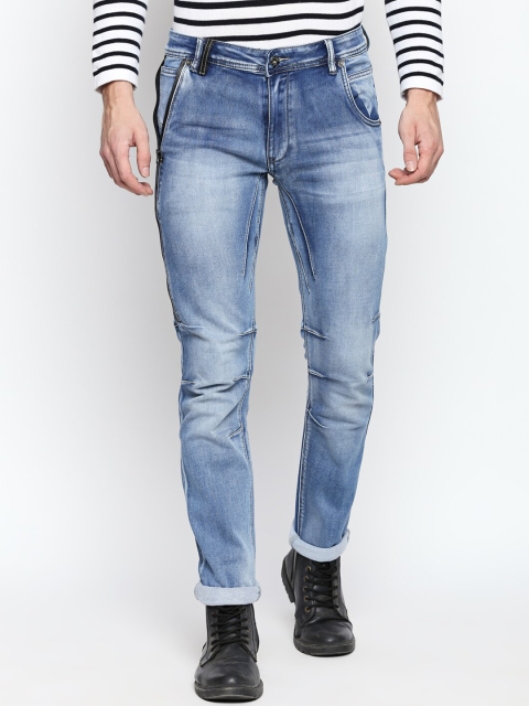 Rex Straut Jeans Men Blue Comfort Slim Fit Mildly Distressed Heavy Fade Stretchable Jeans
Rex Straut Jeans Men Blue Comfort Slim Fit Mildly Distressed Heavy Fade Stretchable Jeans