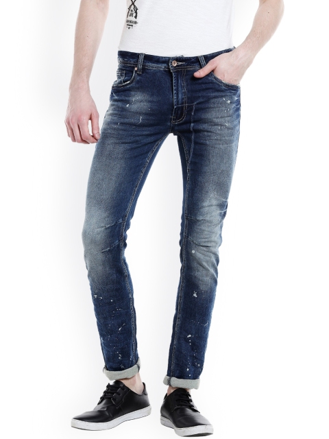 Rex Straut Jeans Men Blue Comfort Slim Fit Mildly Distressed Heavy Fade Stretchable Jeans
Rex Straut Jeans Men Blue Comfort Slim Fit Mildly Distressed Heavy Fade Stretchable Jeans