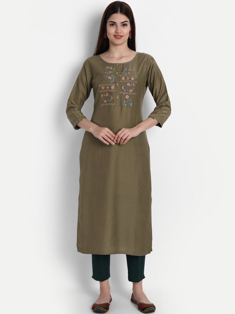 7Threads Women Brown Thread Work Kurta
7Threads Women Brown Thread Work Kurta