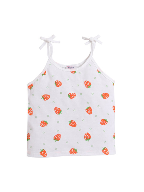 Little Angels Infant Unisex Kids Orange & White Printed Cotton Innerwear Vests 
Little Angels Infant Unisex Kids Orange & White Printed Cotton Innerwear Vests