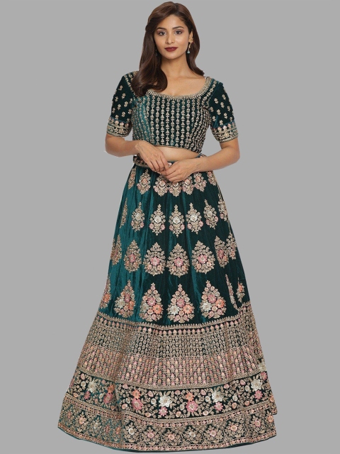 Fashion Basket Green & White Embroidered Thread Work Semi-Stitched Lehenga & Blouse With Dupatta
Fashion Basket Green & White Embroidered Thread Work Semi-Stitched Lehenga & Blouse With Dupatta