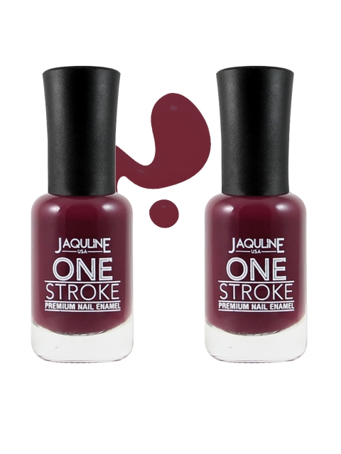 Jaquline USA Set of 2 One Stroke Premium Nail Enamels 8 ml Each - Berry Sweet J53, Burgundy
Jaquline USA Set of 2 One Stroke Premium Nail Enamels 8 ml Each - Berry Sweet J53, Burgundy