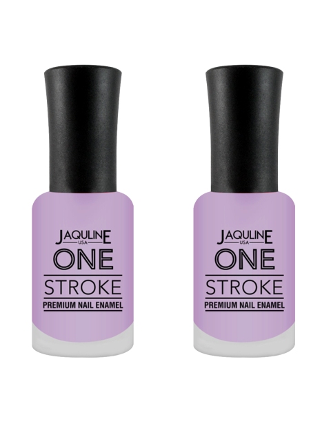 Jaquline USA Set of 2 One Stroke Premium Nail Enamels 8 ml Each - Bubbly J46, Lavender
Jaquline USA Set of 2 One Stroke Premium Nail Enamels 8 ml Each - Bubbly J46, Lavender