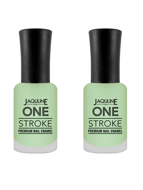 Jaquline USA Set of 2 One Stroke Premium Nail Enamels 8 ml Each - Mint Wink J45, Green
Jaquline USA Set of 2 One Stroke Premium Nail Enamels 8 ml Each - Mint Wink J45, Green