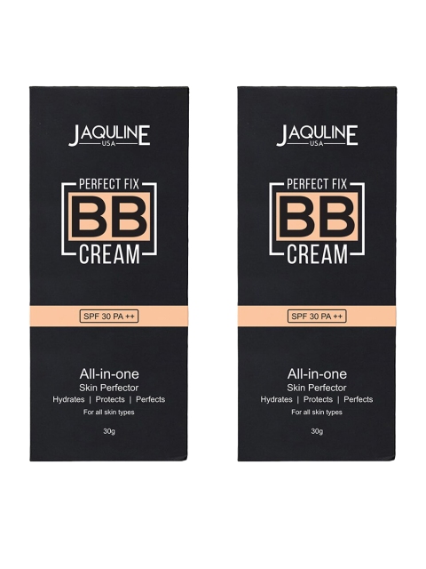 Jaquline USA Set of 2 Perfect Fix SPF 30 All-In-One Skin Perfector BB Cream - Almond, Beige
Jaquline USA Set of 2 Perfect Fix SPF 30 All-In-One Skin Perfector BB Cream - Almond, Beige