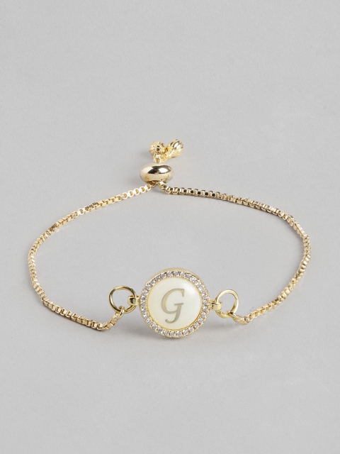 Pipa Bella Men Silver-Toned Gold-Plated Circular Shape Capital G Initial Pendant Rakhi
Pipa Bella Men Silver-Toned Gold-Plated Circular Shape Capital G Initial Pendant Rakhi