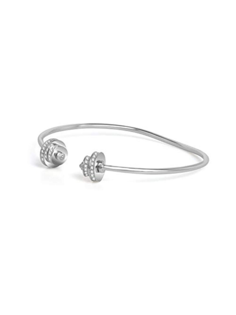 ZILVER Women White Sterling Silver Cubic Zirconia Handcrafted Silver-Plated Bangle-Style Bracelet
ZILVER Women White Sterling Silver Cubic Zirconia Handcrafted Silver-Plated Bangle-Style Bracelet