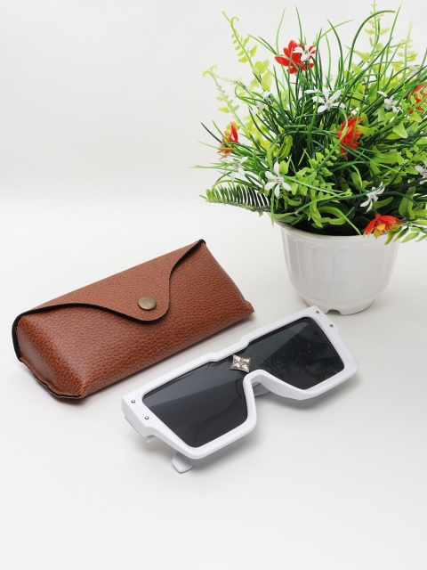 CELEBRITY SUNGLASSES Unisex Grey Lens & White Square Sunglasses with UV Protected Lens
CELEBRITY SUNGLASSES Unisex Grey Lens & White Square Sunglasses with UV Protected Lens
