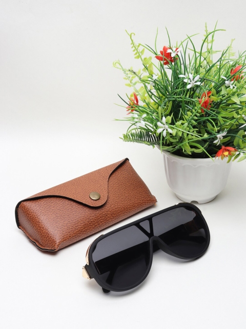 CELEBRITY SUNGLASSES Unisex Black Lens & Black Aviator Sunglasses with UV Protected Lens
CELEBRITY SUNGLASSES Unisex Black Lens & Black Aviator Sunglasses with UV Protected Lens