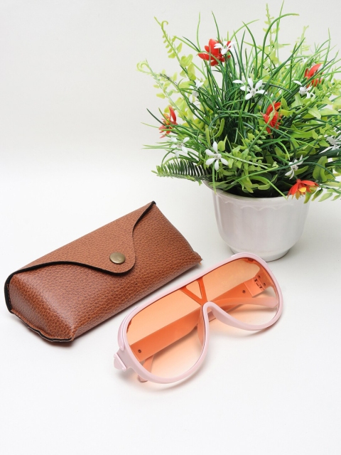 CELEBRITY SUNGLASSES Unisex Pink Lens & UV Protected Aviator Sunglasses CLSG-20232-01
CELEBRITY SUNGLASSES Unisex Pink Lens & UV Protected Aviator Sunglasses CLSG-20232-01