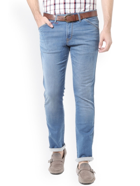 Solly Jeans Co. Men Blue Slim Fit Mid-Rise Clean Look Jeans