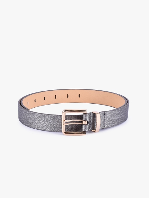 BuckleUp Women Grey Belt