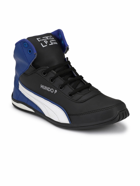 Hundo P Men Black Sneakers