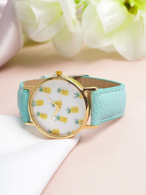 Ferosh Women White Printed Dial & Green Bracelet Style Straps Analogue Watch APWAT22-1001
Ferosh Women White Printed Dial & Green Bracelet Style Straps Analogue Watch APWAT22-1001