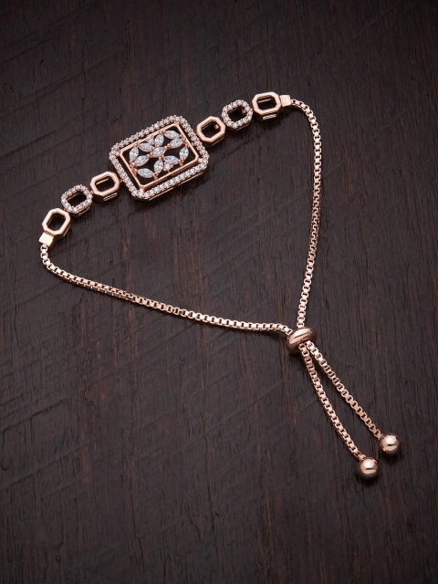 Kushal's Fashion Jewellery Women Rose Gold & White Cubic Zirconia Wraparound Bracelet
Kushal's Fashion Jewellery Women Rose Gold & White Cubic Zirconia Wraparound Bracelet