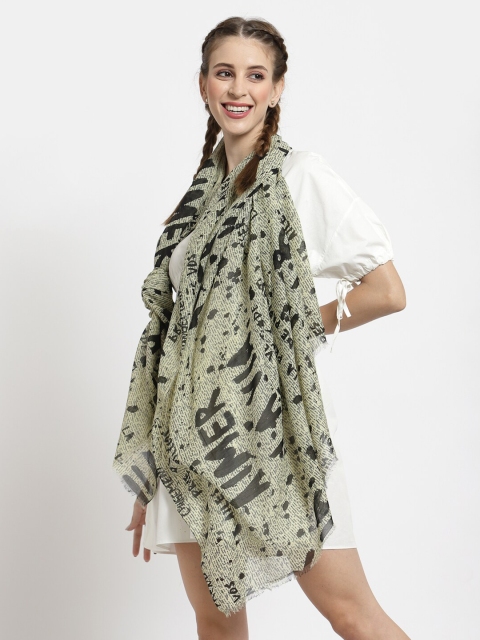 J Style Women Grey Printed Stole