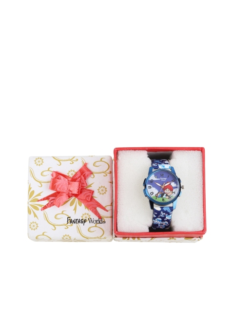 Fantasy World Unisex Kids Multicoloured Printed Dial & Multicoloured Leather Straps Analogue Watch, Multi
Fantasy World Unisex Kids Multicoloured Printed Dial & Multicoloured Leather Straps Analogue Watch, Multi