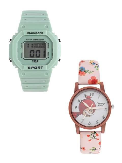 Fantasy World Unisex Kids Grey Dial & Green Straps Digital Watch FW-198A-GR-018-CH-CP1
Fantasy World Unisex Kids Grey Dial & Green Straps Digital Watch FW-198A-GR-018-CH-CP1