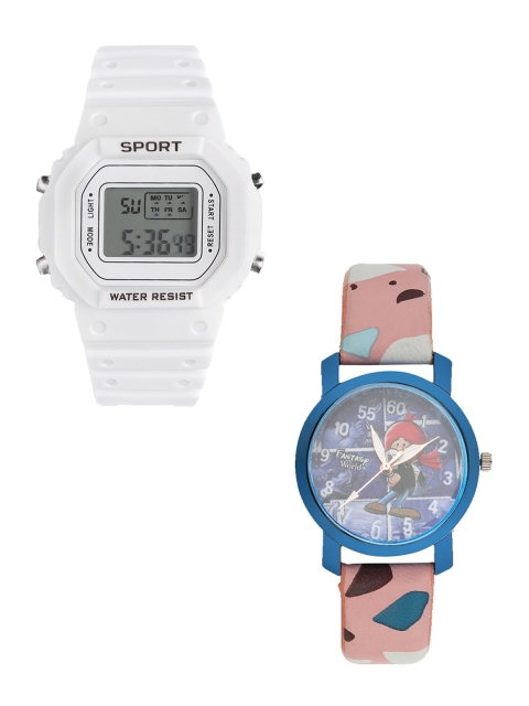 Fantasy World Unisex Kids Grey Printed Dial & White Straps Digital Watch FW-198A-WH-013-CH-BL3
Fantasy World Unisex Kids Grey Printed Dial & White Straps Digital Watch FW-198A-WH-013-CH-BL3