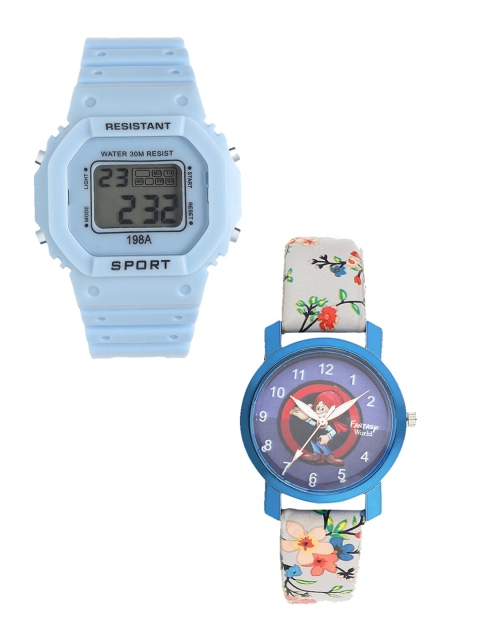 Fantasy World Unisex Kids Grey Dial & Blue Straps Digital Watch FW-198A-BL-013-CH-BL1
Fantasy World Unisex Kids Grey Dial & Blue Straps Digital Watch FW-198A-BL-013-CH-BL1