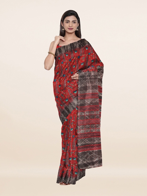 Pothys Women Red Sarees