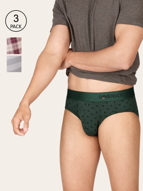 DAMENSCH Men Pack of 3 Deo-Soft Supima Modal Briefs DAM-ER-MIX-B-STW-REW-DG-PACK-3, Burgundy
DAMENSCH Men Pack of 3 Deo-Soft Supima Modal Briefs DAM-ER-MIX-B-STW-REW-DG-PACK-3, Burgundy