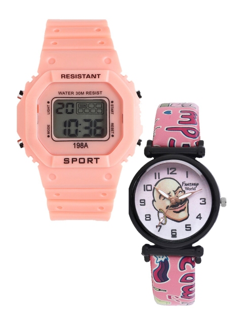 Fantasy World Unisex Kids Grey Dial & Orange Bracelet Style Straps Analogue and Digital Watch
Fantasy World Unisex Kids Grey Dial & Orange Bracelet Style Straps Analogue and Digital Watch