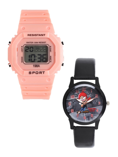 Fantasy World Unisex Kids Grey Dial & Orange Straps Analogue and Digital Watch FW-198A-OR-022-CH-BK1
Fantasy World Unisex Kids Grey Dial & Orange Straps Analogue and Digital Watch FW-198A-OR-022-CH-BK1