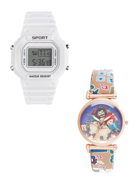 Fantasy World Unisex Kids Grey Printed Dial & White Straps Digital Watch FW-198A-WH-021-CH-CP4
Fantasy World Unisex Kids Grey Printed Dial & White Straps Digital Watch FW-198A-WH-021-CH-CP4