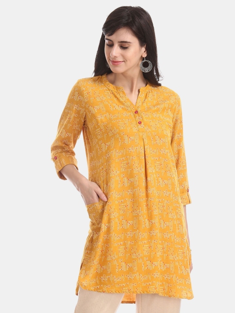Bronz Women Yellow Tunics