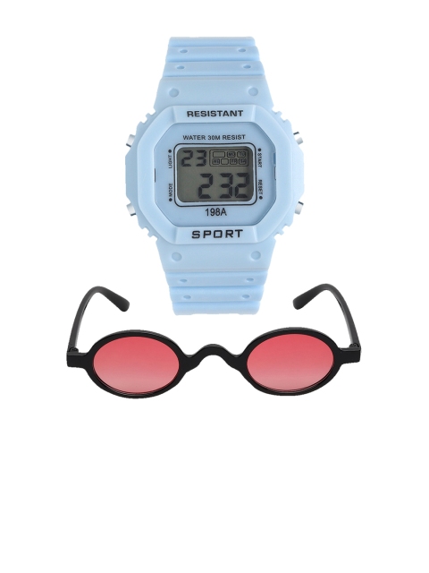 Fantasy World Unisex Kids Grey Dial & Blue Bracelet Style Straps Digital Multi Function Watch
Fantasy World Unisex Kids Grey Dial & Blue Bracelet Style Straps Digital Multi Function Watch