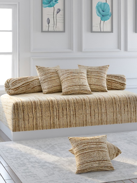 MODEFE Set Of 8 Beige Self Design Cotton Single Bedsheet With Bolster Covers & Cushion Covers
MODEFE Set Of 8 Beige Self Design Cotton Single Bedsheet With Bolster Covers & Cushion Covers