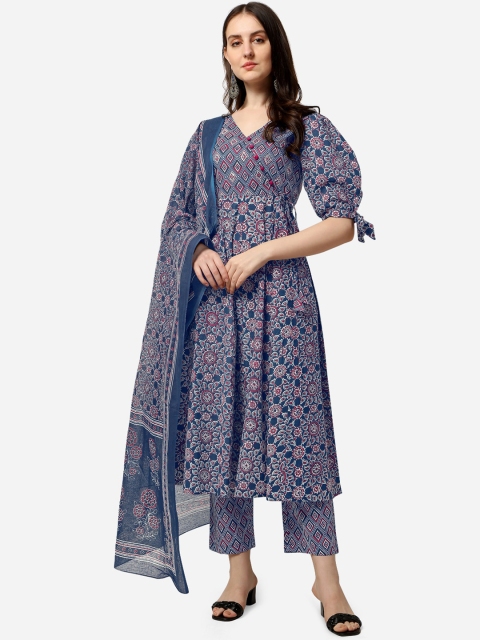 MIRCHI FASHION Women Navy Blue Printed Empire Sequinned Kurti with Trousers & With Dupatta
MIRCHI FASHION Women Navy Blue Printed Empire Sequinned Kurti with Trousers & With Dupatta