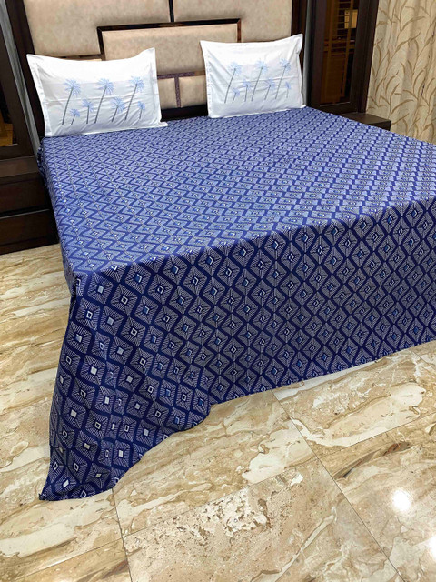 Pure Decor Unisex Blue Bedsheets
Pure Decor Unisex Blue Bedsheets
