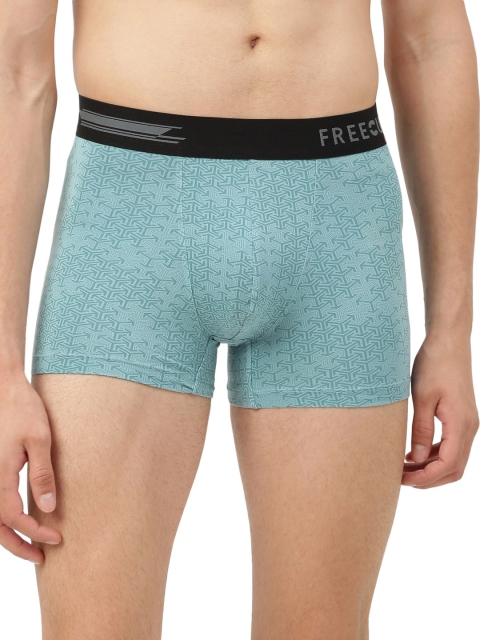 FREECULTR Men Blue Printed Trunk FC-PT-T-CMRB-01