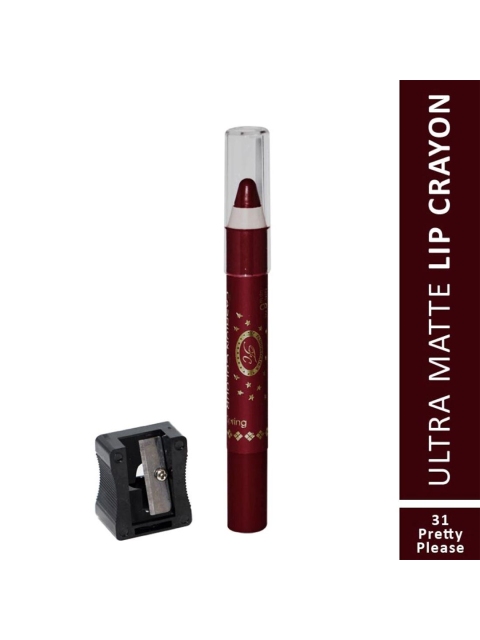 Fashion Colour Women Purple Ultra Matte Lip Crayon with Sharpener 2.8 g - Pretty Please 31
Fashion Colour Women Purple Ultra Matte Lip Crayon with Sharpener 2.8 g - Pretty Please 31