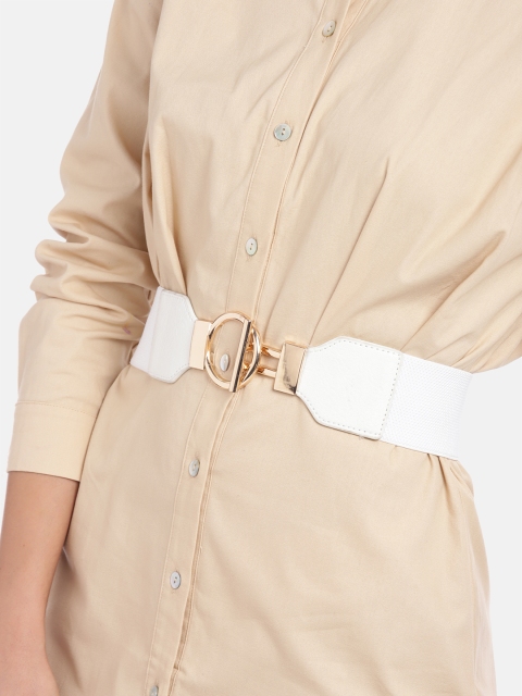 Berrylush Women White Belt