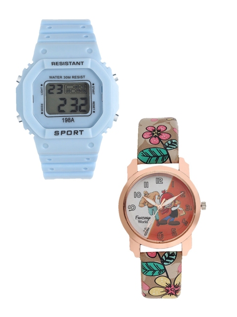 Fantasy World Kids Set Of 2 Blue & Pink Watch Gift Set-FWGiftSet-198A-BL-016-CH-RG1-Blue
Fantasy World Kids Set Of 2 Blue & Pink Watch Gift Set-FWGiftSet-198A-BL-016-CH-RG1-Blue