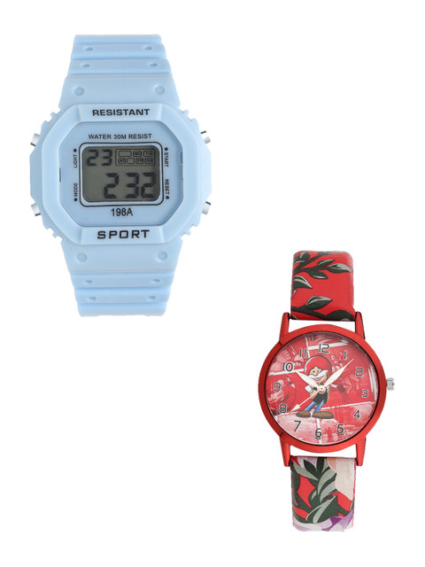 Fantasy World Kids Blue & Red Watch Set Of 2 Gift Set 198A-BL-012-CH-RD3
Fantasy World Kids Blue & Red Watch Set Of 2 Gift Set 198A-BL-012-CH-RD3